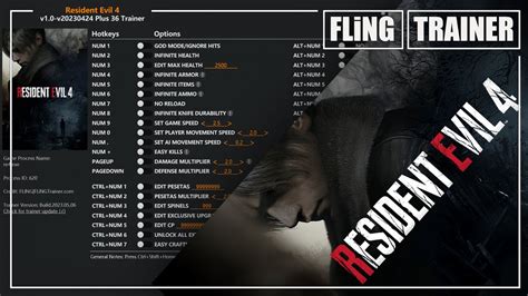 resident evil 4 trainer fling|re4 how to get money fast.